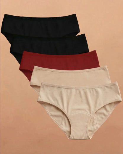 Still Her Everyday™ Comfort Bamboo Cotton Leakproof Underwear (5-pack)